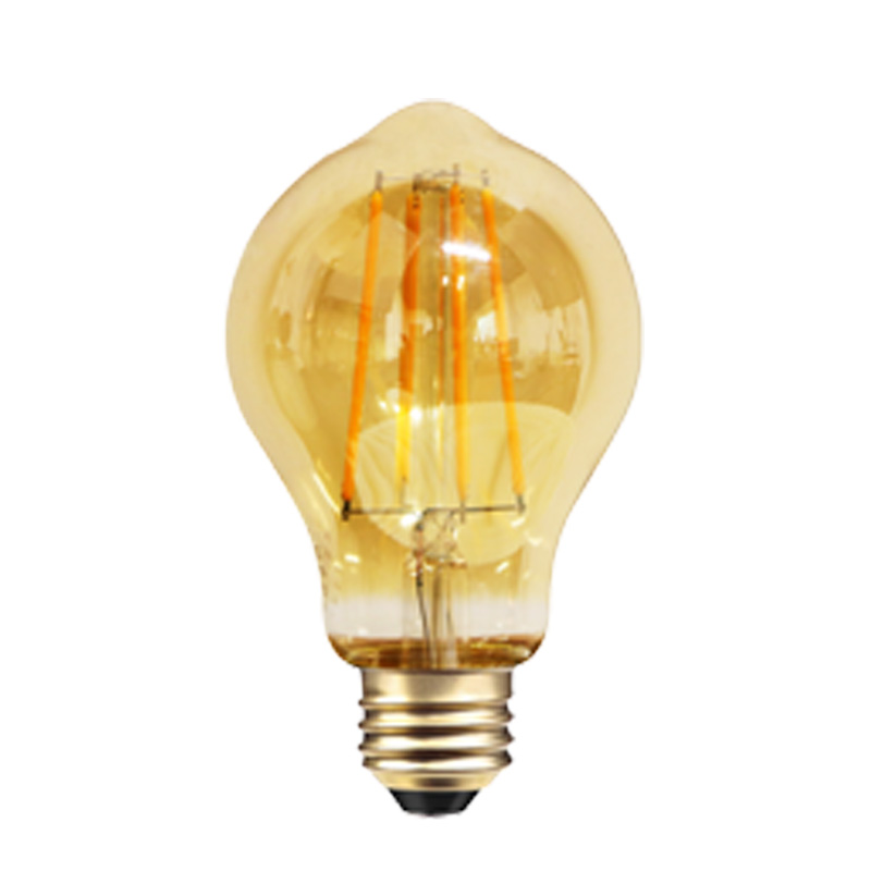 P60 2200K 2W 4W Dim non-dim amber glass lead soft filament pandant lampa